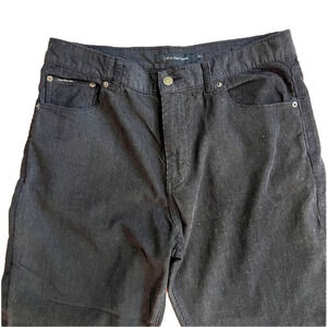 Calvin Klein men’s black straight leg corduroy pants, size 34 w/ 29” inseam. EUC